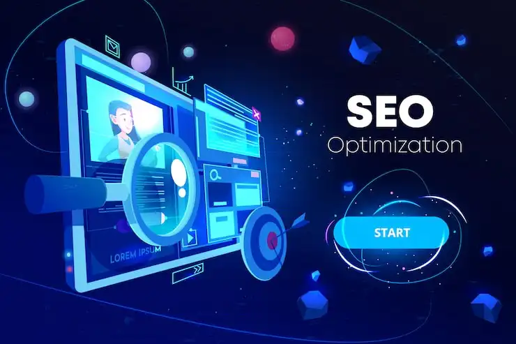 SEO optimization service focused on improving website visibility, search rankings, and organic traffic.